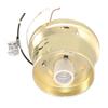 B&P Lamp Wired Fixture Holder, 4" Fitter, Polished Brass Finish view 1
