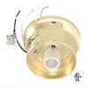 B&P Lamp Wired Fixture Holder, 4" Fitter, Polished Brass Finish view 3