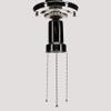 B&P Lamp Bead Chain Fixture Hardware Set, Nickel Finish view 2