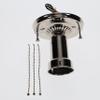 B&P Lamp Bead Chain Fixture Hardware Set, Nickel Finish view 3