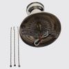 B&P Lamp Bead Chain Fixture Hardware Set, Nickel Finish view 4
