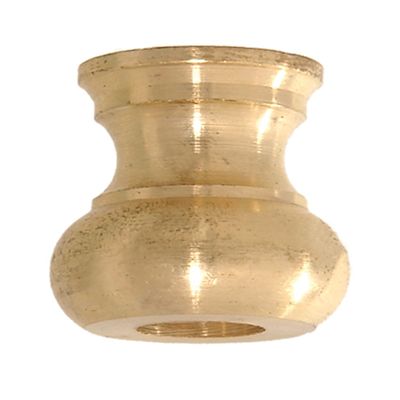 B&P Lamp 13/16" Ht., Turned Brass Neck, Unfinished