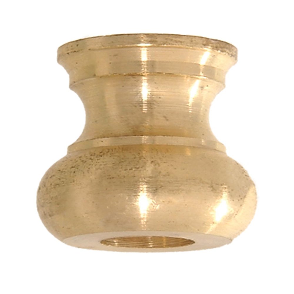 B&P Lamp 13/16" Ht., Turned Brass Neck, Unfinished