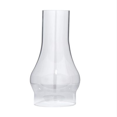 B&P Lamp 3 Inch by 10 Inch Slim Style Clear Glass Lamp Chimney for Vintage and Antique Style Globes