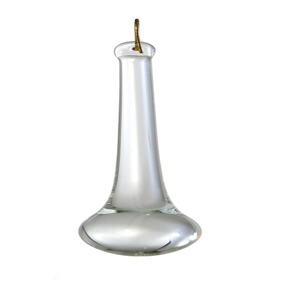 B&P Lamp 6" (152mm) Clear Tear Drop w/Brass pin
