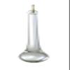 B&P Lamp 6" (152mm) Clear Tear Drop w/Brass pin view 1