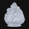 B&P Lamp 3 1/4" Fitter Satin Crystal Stalactite Pendant Shade, 4 5/8" Overall Diameter view 2