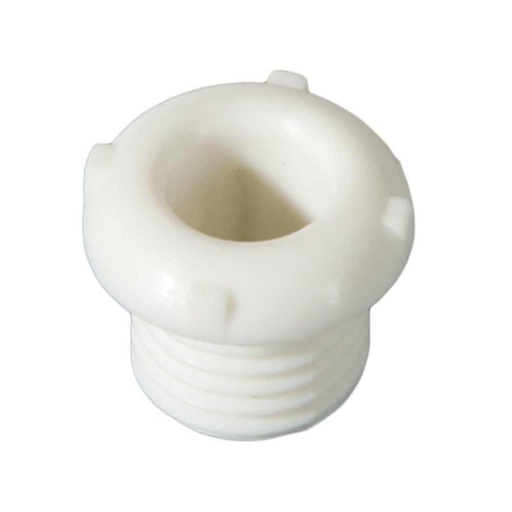 B&P Lamp White Bakelite (Plastic) Cord Bushing 1/8M