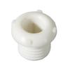 B&P Lamp White Bakelite (Plastic) Cord Bushing 1/8M view 1