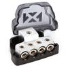 NVX XDBU4 Universal Ground Distribution Block with One 1/0-4 Gauge Input and Four 4-8 Gauge Outputs view 3