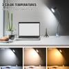 CeSunlight Clamp Desk Lamp, Clip on Reading Light, 3000K-6500K Adjustable Color Temperature, Multiple Illumination Modes, CRI>90, 6Watts (Adapter Included) view 2