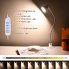 CeSunlight Clamp Desk Lamp, Clip on Reading Light, 3000K-6500K Adjustable Color Temperature, Multiple Illumination Modes, CRI>90, 6Watts (Adapter Included) view 3