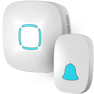 Wireless Doorbell, Waterproof Chime Kit with 36 Chimes, LED Flash, 1000ft