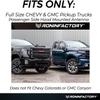 RONIN FACTORY Bullet Antenna Chevy Silverado & GMC Sierra Trucks - 50 Cal Truck Antenna Accessories - Anti Theft - Carwash Safe - Short Replacement Antenna view 2