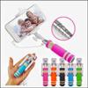 Selfie Stick mini Compatible with a wide range of smartphones (Black only) view 1
