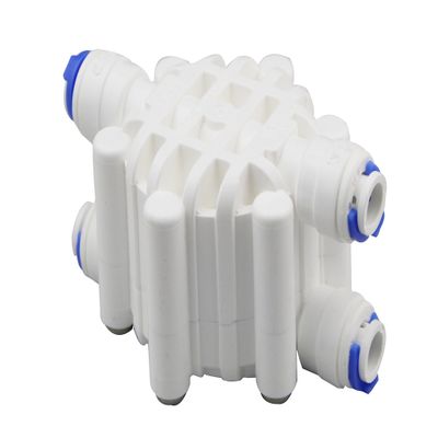Auto Shut Off Valve / 4 Way Valve for Reverse Osmosis RO System-1/4 Inch Quick Connector-NSF Approved (RO5-ASV)