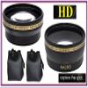 Hi Def Telephoto & Wide Angle Lens Set for Sony SLT-A33 SLT-A37 SLT-A35 (55mm Compatible) view 1