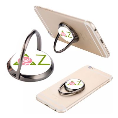 Delta Zeta Mobile Phone Ring Holder Set of 2 (Black Metal)