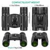 POLDR 8x21 Small Compact Lightweight Binoculars for Adults Kids Bird Watching Traveling Sightseeing.Mini Pocket Folding Binoculars for Concert Theater Opera view 2