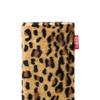 fitBAG Bonga Leopard Custom Tailored Sleeve for Sony Xperia XA2. Fine Imitation Fur Pouch with Integrated Microfibre Lining for Display Cleaning view 4
