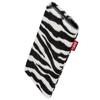 fitBAG Bonga Zebra Custom Tailored Sleeve for LG Tribute Dynasty. Fine Imitation Fur Pouch with Integrated Microfibre Lining for Display Cleaning view 1