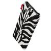 fitBAG Bonga Zebra Custom Tailored Sleeve for LG Tribute Dynasty. Fine Imitation Fur Pouch with Integrated Microfibre Lining for Display Cleaning view 2
