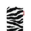 fitBAG Bonga Zebra Custom Tailored Sleeve for LG Tribute Dynasty. Fine Imitation Fur Pouch with Integrated Microfibre Lining for Display Cleaning view 4