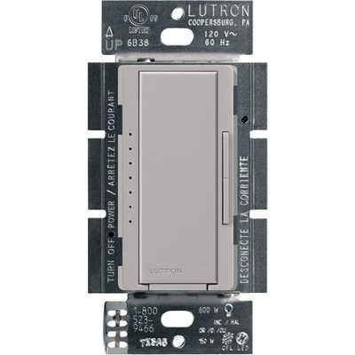 Lutron Maestro LED+ Dimmer Switch, Tap Dimmer, Single Pole/3-way
