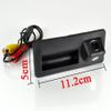 2 in 1 Replacement Car Trunk Handle + CCD Rear View Backup Reverse Parking Camera for Audi A4 A6 A8L S5 Q3 Q5 view 3