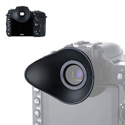 JJC Oval Eyecup Eyepiece Viewfinder for Nikon D7500 D7200 D7100 D7000 D5600 D5500 D5300 D3500 D3400 D780 D750 D610 D90 D80 & More, 360 Rotatable Design Replaces Nikon DK-25/20/21/23/24 Eye Cup