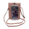 Crossbody Cell Phone Bag Made of Soft PU Leather Suitable for Girls view 2