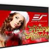 Elite Screens Manual B, 100-INCH Manual Pull Down Projector Screen Diagonal 16:9 Diag 4K 8K 3D Ultra HDR HD Ready Home Theater Movie Office Presentation, M100H view 1