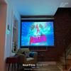 Elite Screens Manual B, 100-INCH Manual Pull Down Projector Screen Diagonal 16:9 Diag 4K 8K 3D Ultra HDR HD Ready Home Theater Movie Office Presentation, M100H view 3