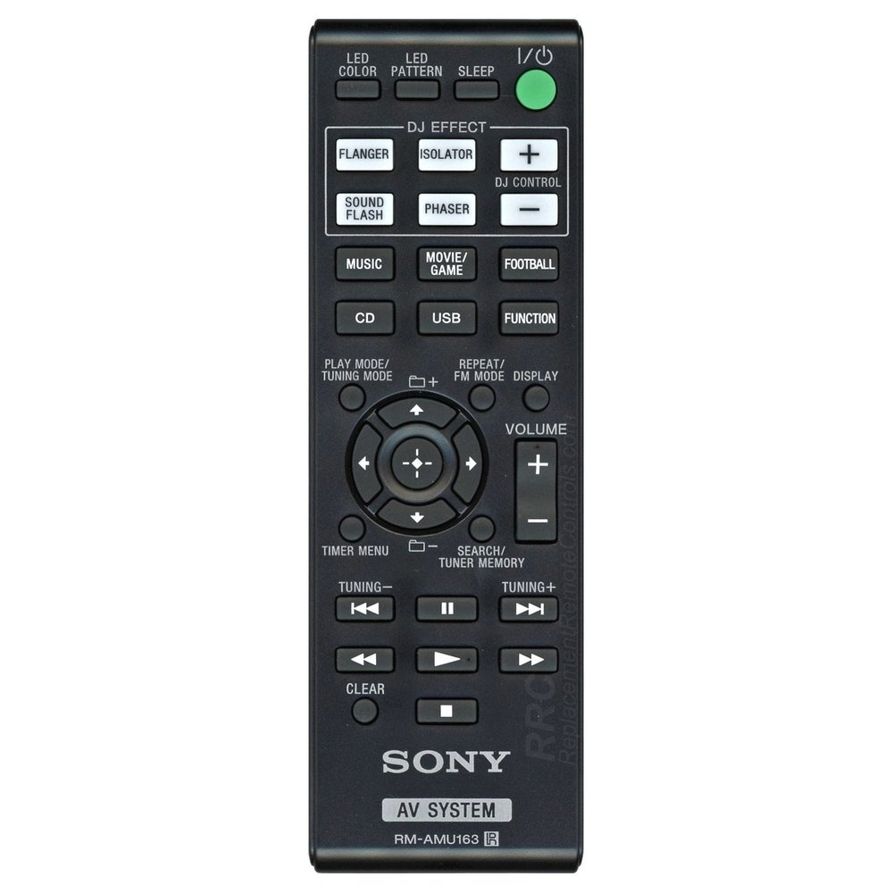 New OEM Remote Control RM-AMU163 for SONY AV System LBT-GPX55 LBT-GPX77 SHAKE-5 MHC-GPX33
