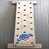 Plyobox Warehouse 12"x48" Climbing Pegboard. Custom Engraving Options! Includes 18" mounting Brackets for wall Studs. view 1