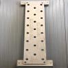 Plyobox Warehouse 12"x48" Climbing Pegboard. Custom Engraving Options! Includes 18" mounting Brackets for wall Studs. view 3