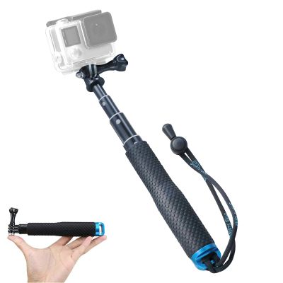 Trehapuva 19 Short Extension Selfie Stick Compact Handle Grip Adjustable Waterproof Monopod Pole Compatible with GoPro Hero 13 12 11 10 9 8 7 6 5 AKASO DJI Osmo Action Camera(Mini Size)
