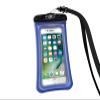 WOW Sports Waterproof Phone Pouch - Blue - 4 x 8 in - Floats view 1
