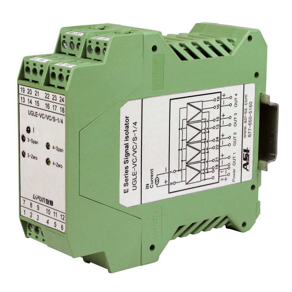ASI ASI451141 4-20mA Analog Signal Splitter, 1 Input, 4 Output