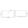 Dawn SRU301616R Undermount Small Corner Radius Double Bowl Sink, Polished Satin view 3
