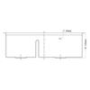 Dawn DSQ301515 Undermount Double Bowl Square Sink, Polished Satin view 2