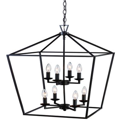 Trans Globe Lighting 10268 ROB Colonial Pendant, 19", Indoor Rubbed Oil Bronze