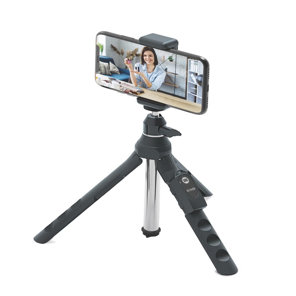 Bower Multipod 6-in-1 Tripod Selfie Stick with Remote Shutter for Smartphones