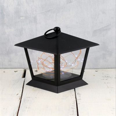 Make Specially Designs Everlasting Glow 5in Lantern with LED Fairy Lights (Set of 5)