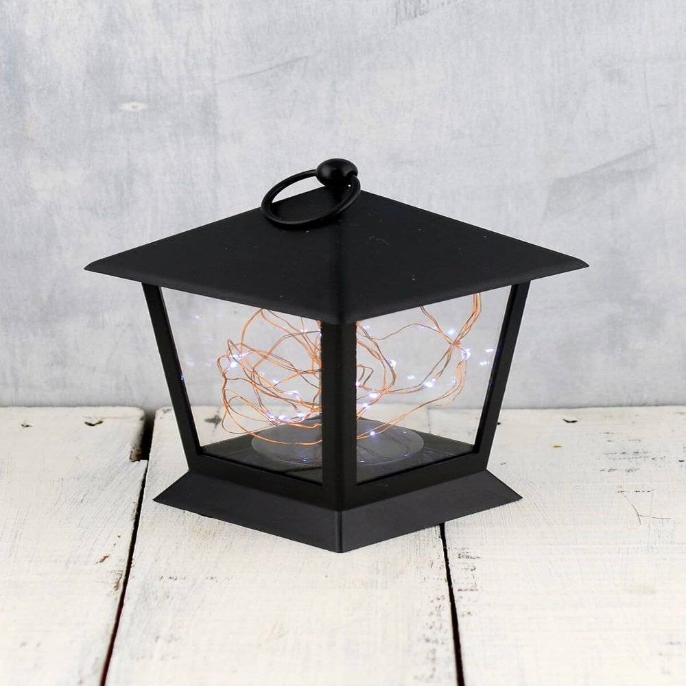 Make Specially Designs Everlasting Glow 5in Lantern with LED Fairy Lights (Set of 5)