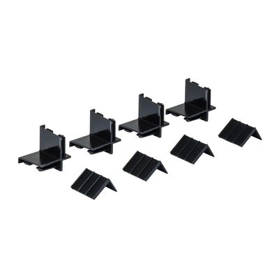 Ernst Manufacturing 1.2-Inch Drawer Divider Corner Clips, 4-Pack