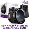 Altura Photo 58MM 0.35x Fisheye Wide Angle Lens (w/Macro Portion) for DSLR Cameras EOS Rebel 70D 77D 80D 90D T8i T7 T7i T6i T6s T6 T5i T5 T4i T3i T100 SL1 SL2 SL3 view 3