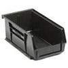Plastic Stacking Bin, 4-1/8 x 7-3/8 x 3, Black - Lot of 24 view 3
