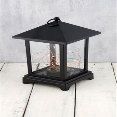 Everlasting Glow Lantern with LED Fairy Lights 9in (Set of 5)