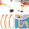 MIFXIN Hair Drain Clog Remover 20 Inch Flexible Hair Drain Catcher Sewer Pipe Cleaner Relief Cleaning Tool for Sink Tube Drain, Perfect for Strainers Pipes Bathroom Kitchen Shower (4 Pack) view 4